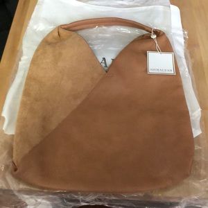 Shiraleah Arden Tote Tan NWT Rachel Zoe